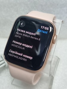 Б/в Смарт-годинник Apple watch series 6 gps + cellular 44mm aluminium case 01-201035743