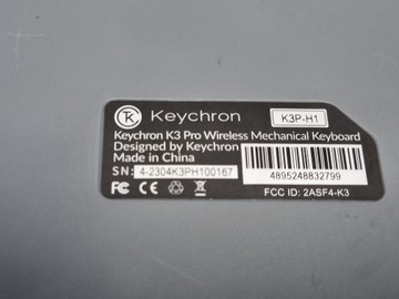 Б/в Клавіатура Keychron k3 pro k3p-b1 01-201053514