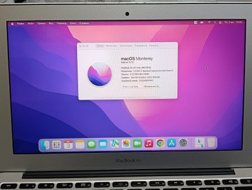 Б/у Ноутбук Apple macbook air 2013 a1465 11.6" core-i5 1,3ghz/ram4gb/ssd128gb/intel hd graphics 5000 01-201051568