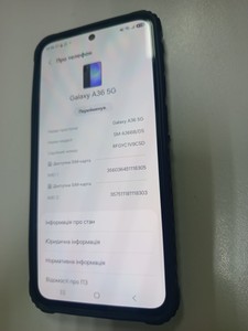 Б/в Мобільний телефон Samsung galaxy a36 5g 12/256gb 01-201054013