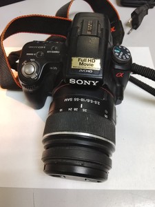 Б/в Фотоапарат Sony alpha a35 + dt 18-55mm f/3.5-5.6 sam sal1855 01-201074574