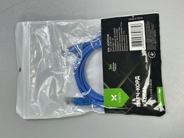 Б/в Кабель Vinga 3m cat5e utp патч-корд кабель 01-201140372