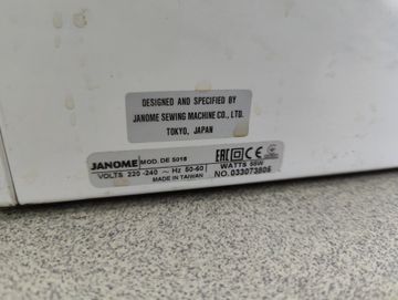 01-200775320: Janome decor excel 5018