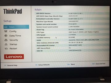 01-200743413: Lenovo 14/ryzen 5 4500u ddr4/8gb ddr4/ssd 256 gb/*інтегрована