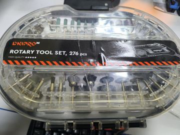 Б/в Набір насадок Dnipro-M набор насадок для гравера (276 шт.) 01-200796765