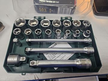 Б/в Набір головок Parkside socket set 20 шт 01-200802845