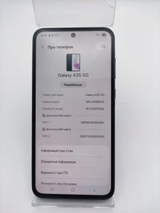 Б/в Мобільний телефон Samsung galaxy a35 5g sm-a356b 8/256gb 01-200784860
