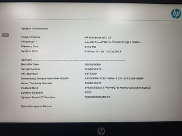 Б/в Ноутбук Hp 14/core i5-1345u ddr5/8gb ddr5/hdd 500 gb/ssd *відсутній/*інтегрована 01-200789909