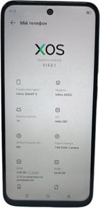 Б/в Мобільний телефон Infinix smart 9 3/64gb 01-200832585