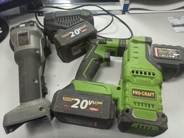 Procraft pha30 + ag125a + 2акб 20v 4.0ah + зп