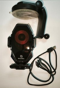 Б/в Тримач для смартфонів Remzona pilot 15w phch-02bk 01-200933397