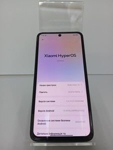 Б/в Мобільний телефон Xiaomi redmi note 14 8/256gb 01-200972269