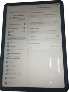 Б/в Планшет Apple ipad air 11 2024 wi-fi 128gb 01-200932245