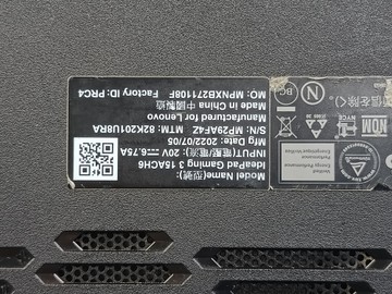 Б/в Ноутбук Lenovo 15/ryzen 5 5600h ddr4/8gb ddr4/hdd 1000 gb/ssd 256 gb/geforce rtx3050ti 4gb 01-200988793