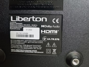 Б/в Телевізор Liberton 32tp2hdt 01-201075509