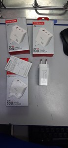 Б/в Мережевий зарядний пристрій Titanum ch65pro gan 65w 01-201105895