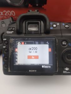 01-200552941: Sony alpha dslr-a200 kit 18-70mm