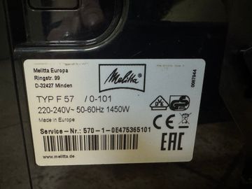 01-200631960: Melitta caffeo varianza csp