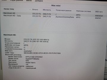 01-200616789: Apple mac mini a2686 mmfj3 m2/8core/ram 8gb/ssd256gb