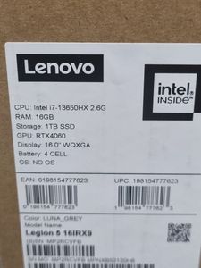 01-200771144: Lenovo 16/core i7-13650hx ddr5/16gb ddr5/ssd 1000 gb/geforce rtx4060 8gb