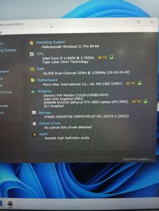 01-200743137: Msi 15/core i5-11400h ddr4/16gb ddr4/hdd 500 gb/ssd *відсутній/geforce rtx3050 4gb