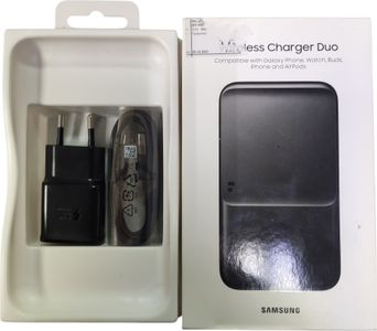 Б/у Беспроводное зарядное устройство Samsung wireless charger duo ep-p4300tbrgru 01-200833726