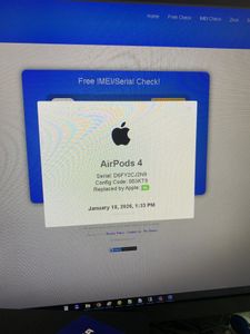 Б/в Навушники Apple airpods 4 01-200849190