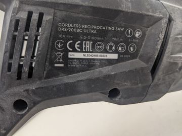 Б/в Шабельна пила Dnipro-M drs-200bc ultra 1акб 4ah зп 01-200873295