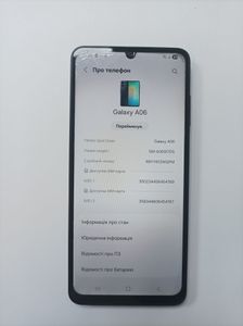 Б/в Мобільний телефон Samsung galaxy a06 4/128gb 01-200912737