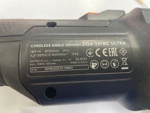 Б/в Кутова шліфмашина Dnipro-M dga-201bc ultra 01-200919375