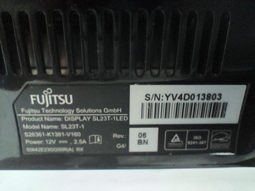 Б/в Монітор Fujitsu sl23t-1 01-200997043