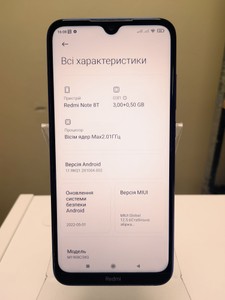 Б/в Мобільний телефон Xiaomi redmi note 8t 3/32gb 01-201001710