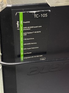 Б/в Системний блок Пк amd a8-6500/ram 4 gb/hdd 1000 gb/ssd відсутній/інтегрована 01-201020589