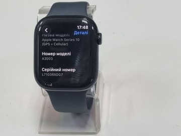 Б/в Смарт-годинник Apple watch series 10 gps + cellular 46mm alu. case 01-201063764
