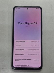 Б/в Мобільний телефон Xiaomi redmi note 14 6/128gb 01-201077330