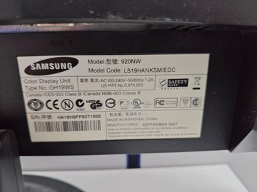 Б/у Монитор Samsung 920nw 01-201078734