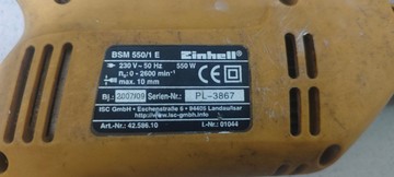 Б/в Дриль ударний Einhell bsm 550 e 01-201102736