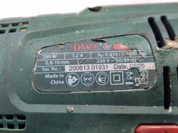 Б/в Дриль ударний Dwt bm-280t 01-201147556