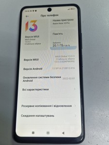 Б/в Мобільний телефон Xiaomi redmi note 10 pro 8/128gb 01-201164571