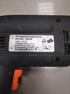 Б/в Дриль ударний Bruder Mannesmann schlagbohrmaschine 42859 600w 01-200814940