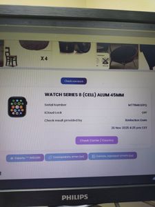 Б/в Смарт-годинник Apple watch series 8 gps + cellular 45mm aluminum case 01-200832697