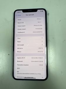 Б/в Мобільний телефон Apple iphone xs max 256gb 01-200832591