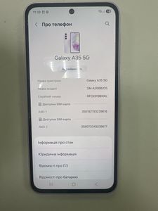 Б/в Мобільний телефон Samsung galaxy a35 5g 8/256gb 01-200853685