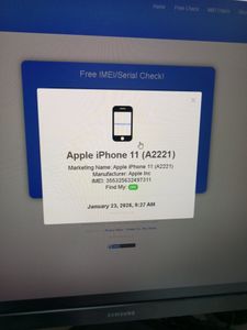 Б/в Мобільний телефон Apple iphone 11 64gb 01-200861785