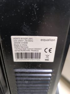 Б/в Обігрівач Equation hd972-a11qfl 01-200873936