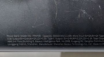 Б/в Повербанк Baseus 30000mah ppbd30 20w 01-200886035