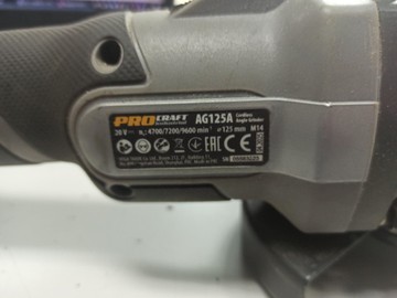 Б/в Набір інструментів Procraft pha30 + ag125a + 2акб 20v 4.0ah + зп 01-200924181