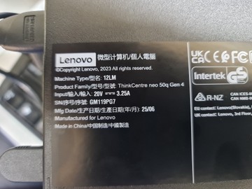 Б/в Міні пк Lenovo thinkcentre neo50q gen4/core i3-1215u/ram16gb/ssd512gb 01-200950564