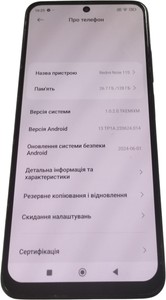Б/в Мобільний телефон Redmi redmi note 11s 8/128gb 01-200953791