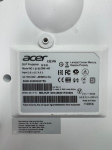 Б/в Проектор Acer x123ph 01-200962530